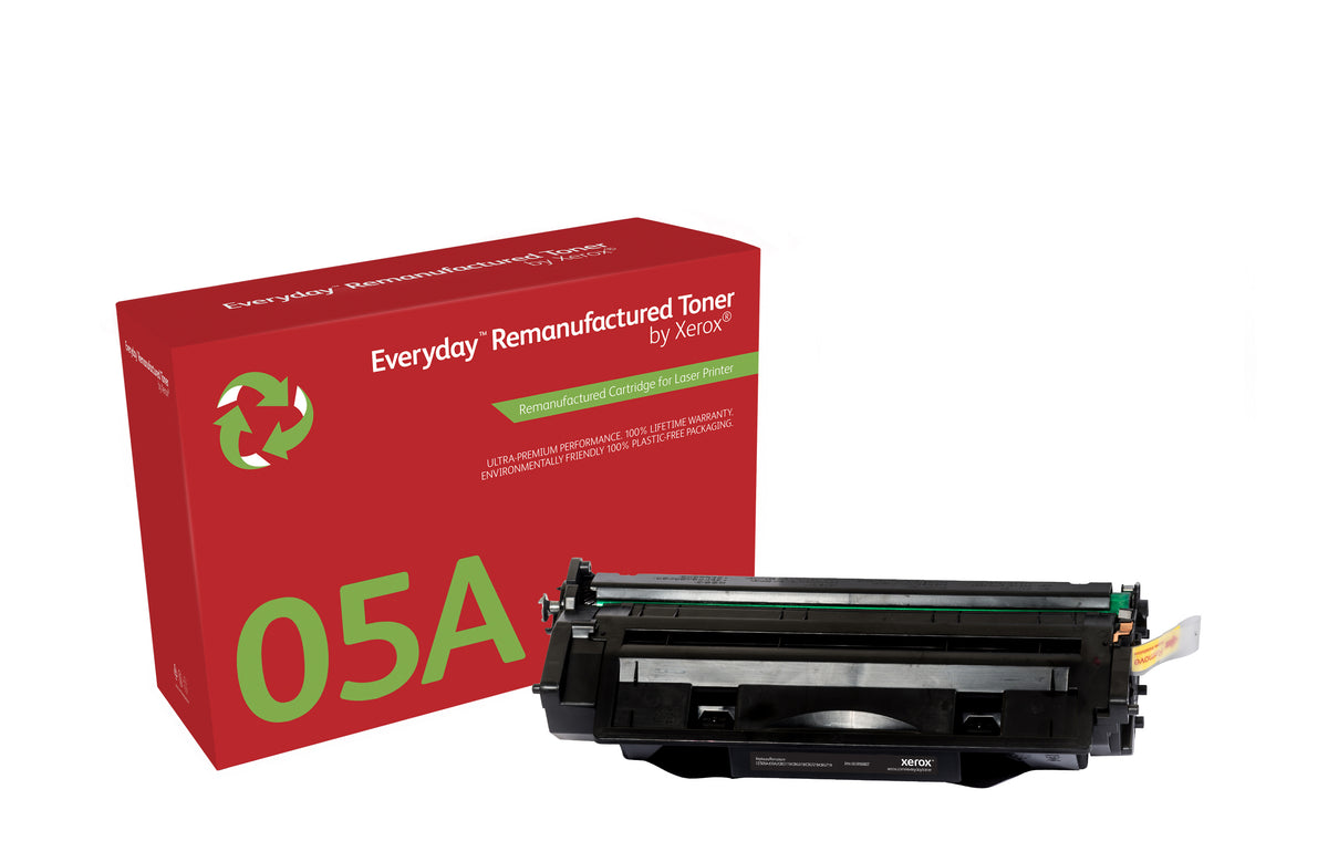 Everyday Mono Remanufactured Toner by Xerox compatible with HP 05A (CE505A)