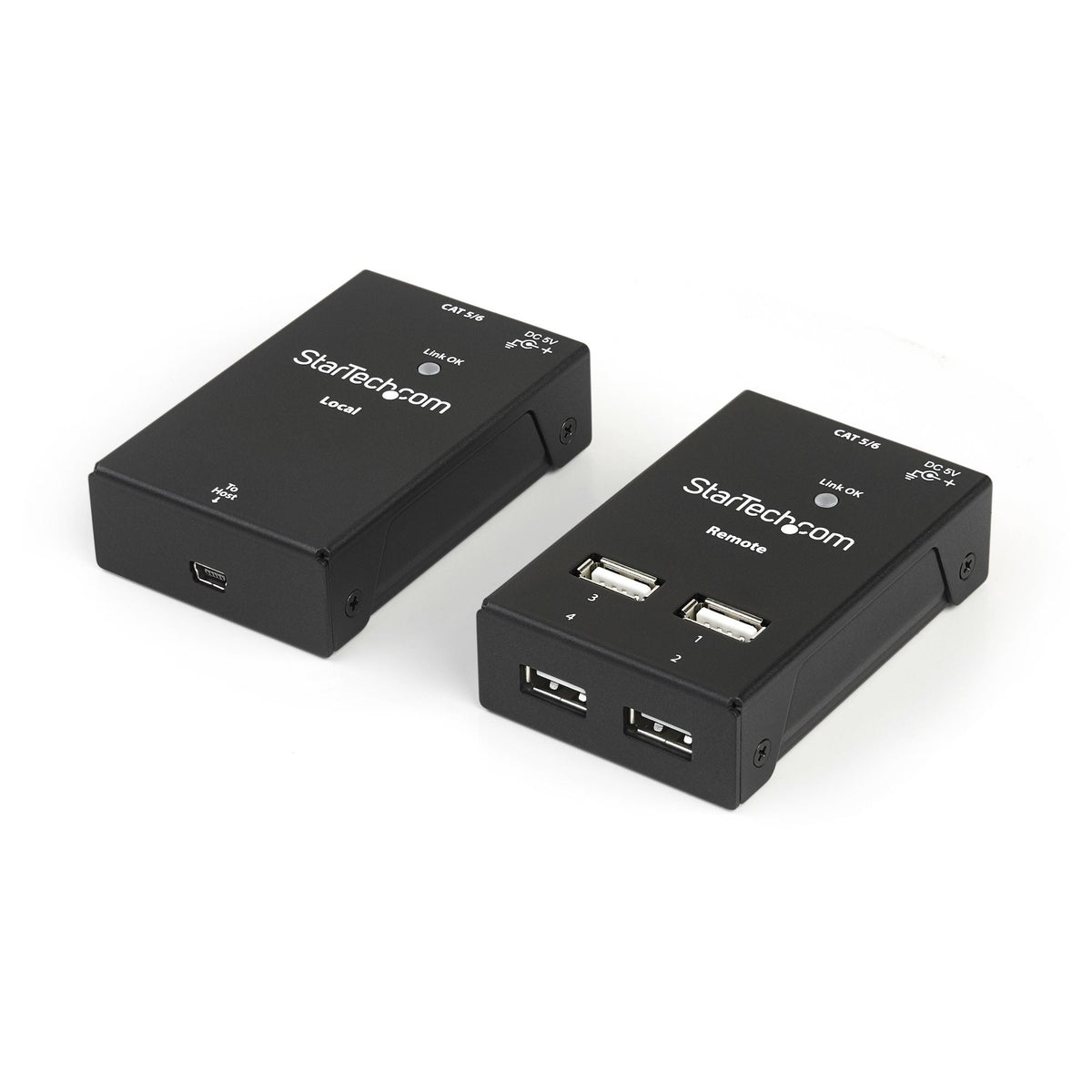 StarTech.com USB 2.0-över-Cat5-eller-Cat6-förlängare med 4 portar