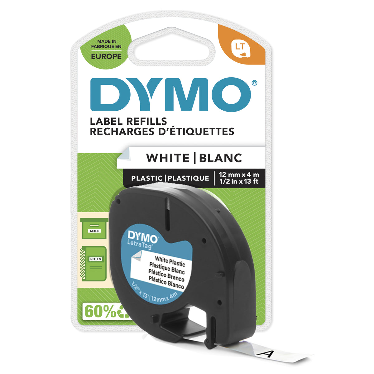 DYMO LetraTag Plastic Labels