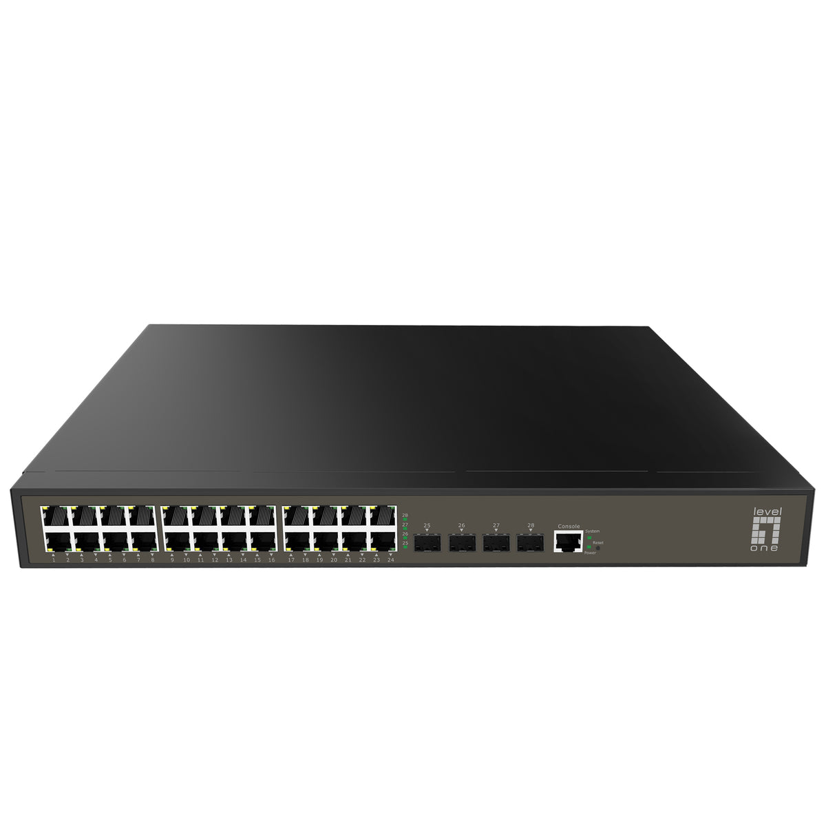 LevelOne GEL-2871 nätverksswitchar hanterad L2+ Gigabit Ethernet (10/100/1000) 1U