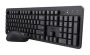 Trust Ody II tangentbord Mus inkluderad Kontor RF Trådlös QWERTZ tyska Svart
