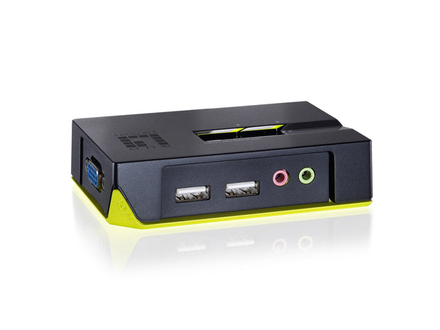 LevelOne KVM-0221 KVM-switchar Svart