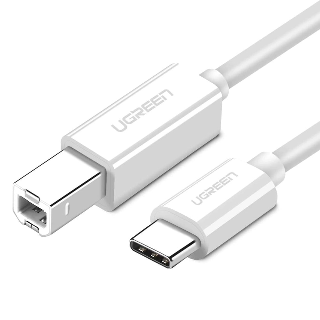 Ugreen US241 USB-kablar USB 2.0 1,5 m USB C USB B 0,48 Gbit/s Vit