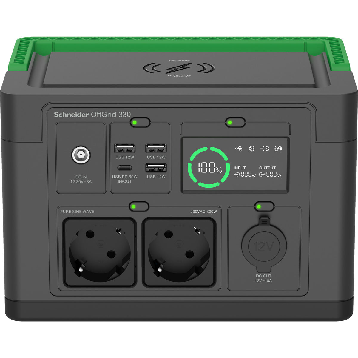 APC PPS330-GR bärbar kraftstation Litium-Ion (Li-Ion) 531 W 3,3 kg