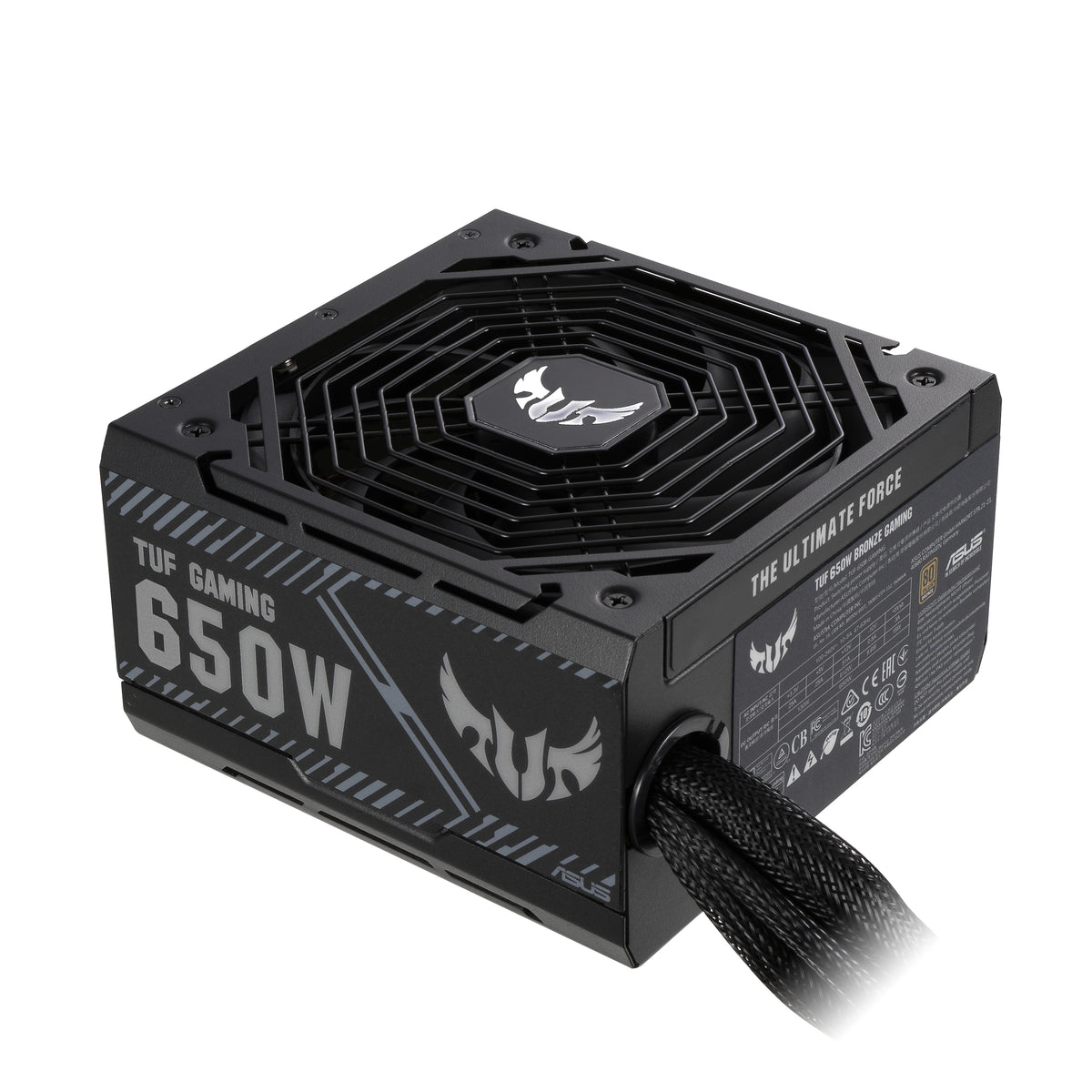 ASUS TUF-GAMING-650B strömförsörjningsenheter 650 W 20+4 pin ATX Svart