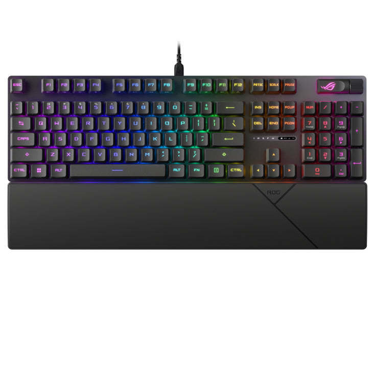 ASUS ROG STRIX SCOPE II tangentbord Spela USB AZERTY Fransk Svart
