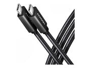 Axagon BUCM32-CM20AB USB-kablar USB 3.2 Gen 2x2 2 m USB C 20 Gbit/s 100 W Svart