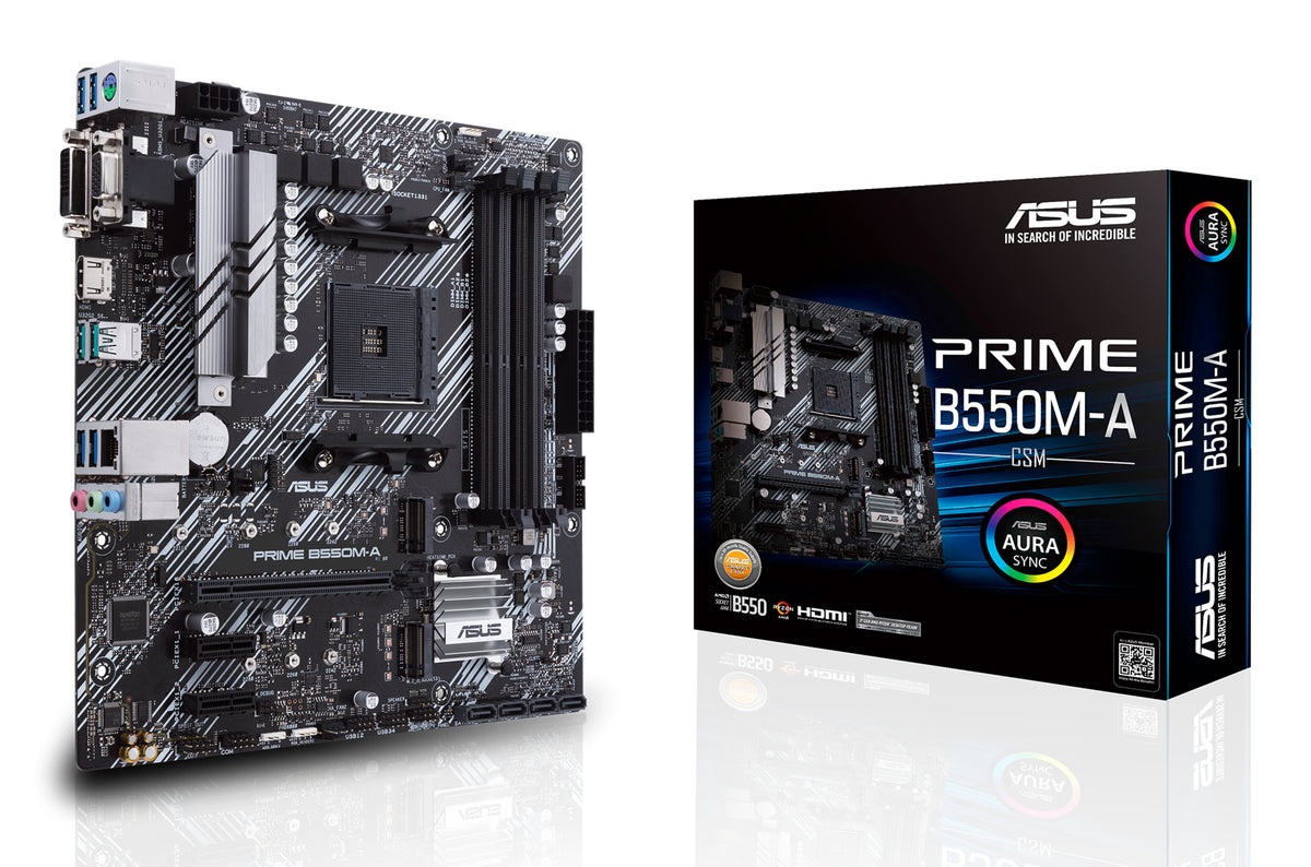 ASUS Prime B550M-A/CSM AMD B550 Uttag AM4 micro ATX