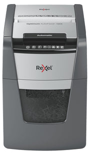 Rexel Optimum AutoFeed+ 100X Automatisk Dokumentförstörare Korsskärning