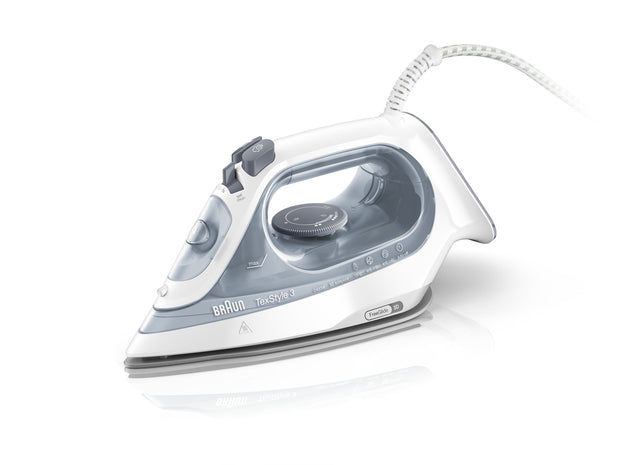 Braun TexStyle 3 SI3054GY Ångstrykjärn Keramisk stryksula 2400 W Grå