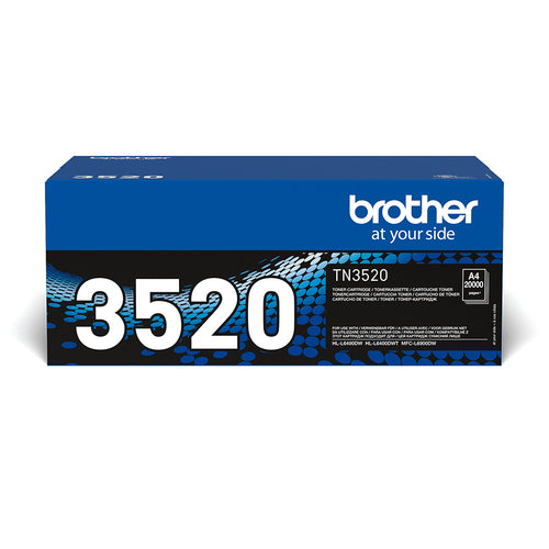 Brother TN-3520 Tonerkassett Original Svart
