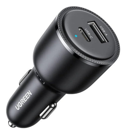 Ugreen 35023 mobilladdare Universal Svart Cigarr tändare Snabb laddning Automatisk