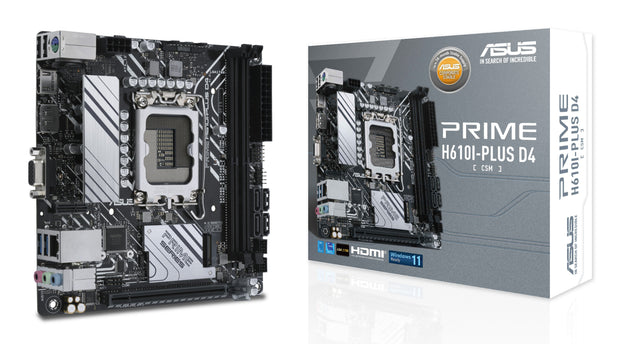 ASUS PRIME H610I-PLUS D4-CSM Intel H610 LGA 1700 Mini-ITX