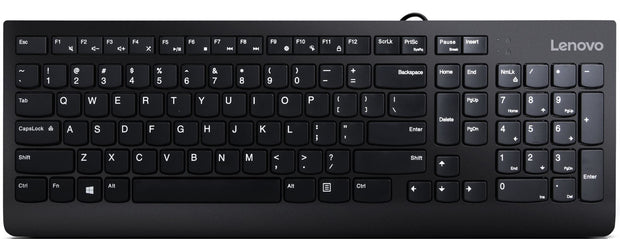 Lenovo 300 tangentbord Universal USB QWERTY Engelska (USA) Svart