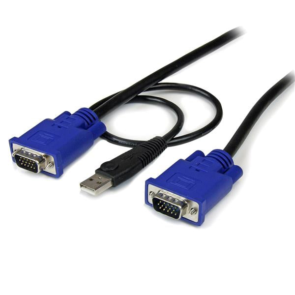 StarTech.com 3 m ultratunn USB VGA 2-i-1 KVM-kabel