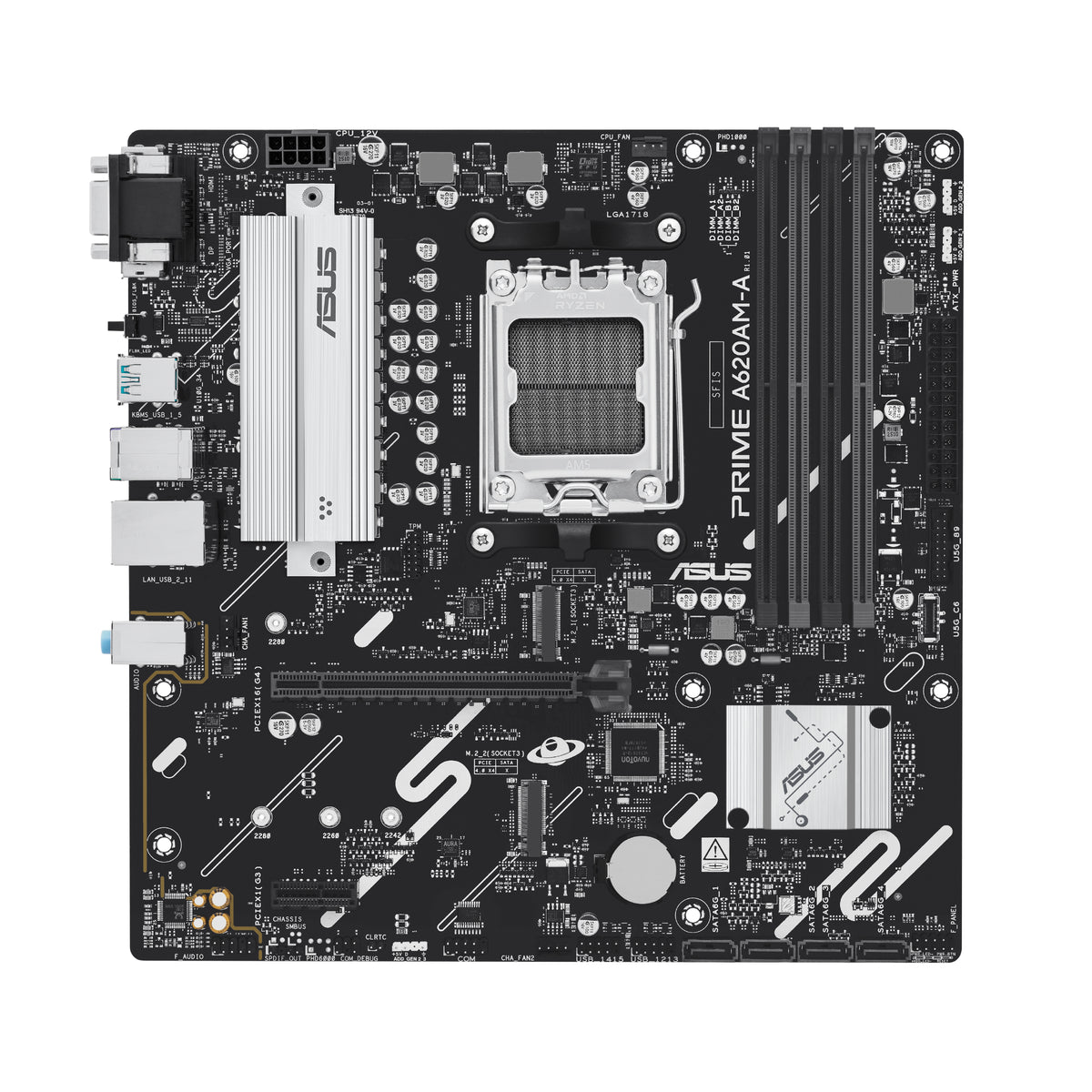 ASUS PRIME A620AM-A-CSM AMD A620A AM5-sockel micro ATX