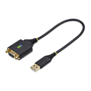 StarTech.com 1ft (30 cm) USB till Null Modem seriell adapterkabel