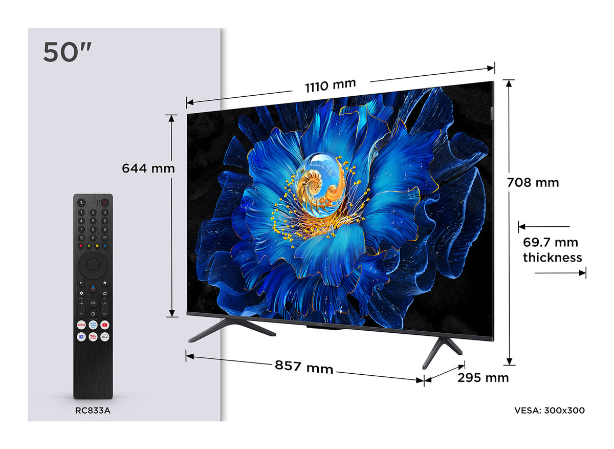 TCL C6KS 50C6KS TV-apparat - 4K
