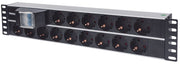 Intellinet 714051 grenuttag 15 AC-utgångar 2U Aluminium