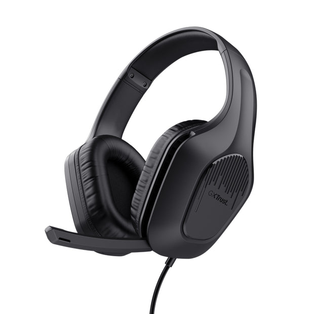 Trust GXT 417 Zirox Headset Kabel Huvudband Spela Svart