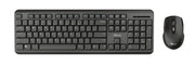 Trust TKM-350 tangentbord Mus inkluderad Kontor RF Trådlös QWERTZ tyska Svart