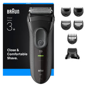 Braun 3000BT Folierakapparat Trimmer Svart