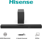 Hisense HS3100 Svart 3.1 kanaler 480 W