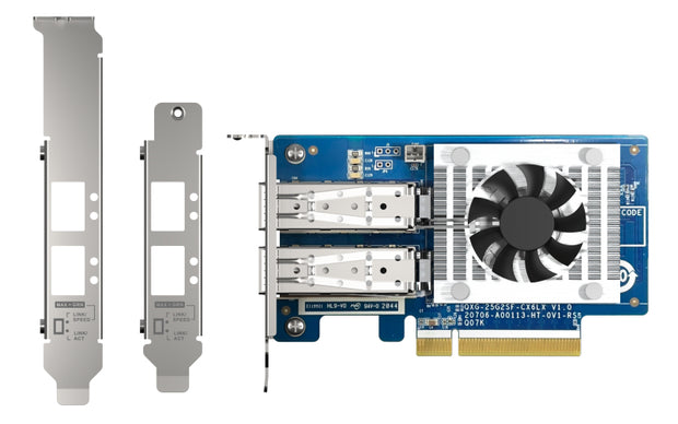 QNAP QXG-25G2SF-CX6 nätverkskort Intern Fiber 25000 Mbit/s