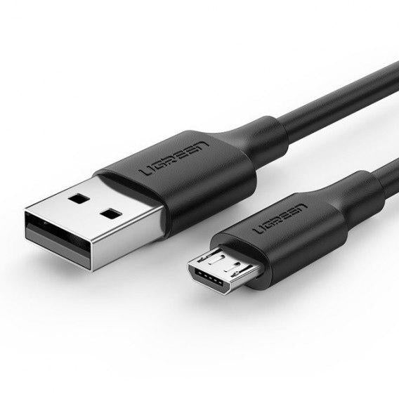 Ugreen 60135 USB-kablar USB 2.0 0,5 m USB A Micro-USB B 0,48 Gbit/s Svart