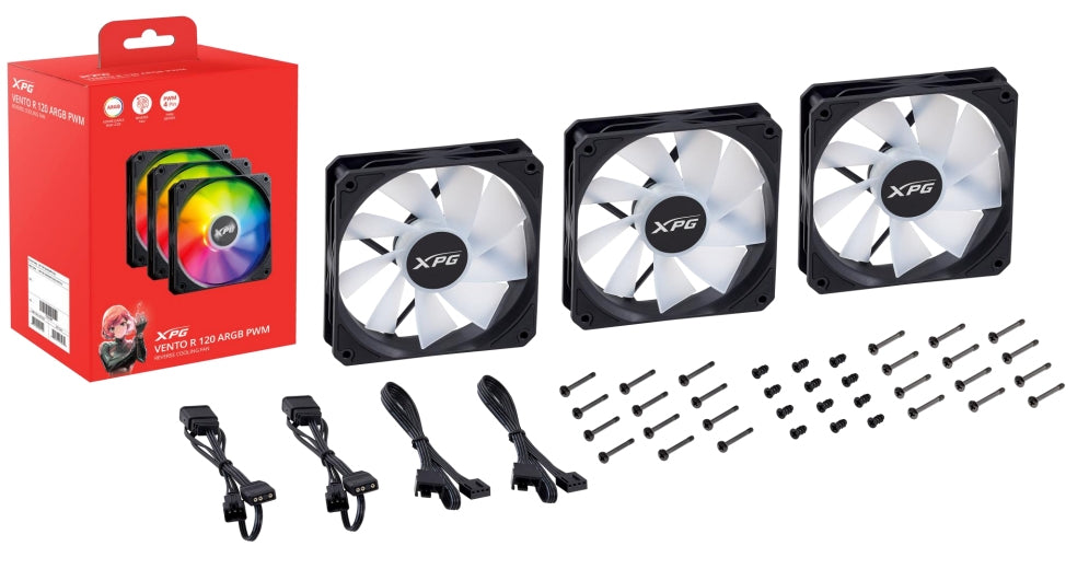 XPG VENTO R 120 ARGB PWM Datorväska Fan