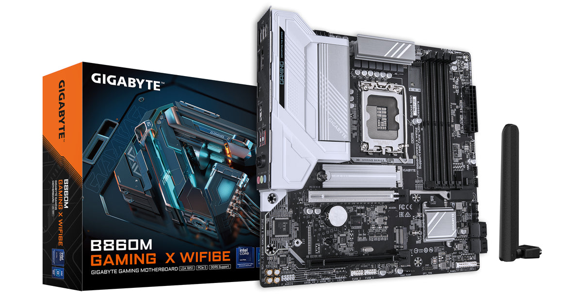 GIGABYTE B860M GAMING X WIFI6E moderkort Intel B860 LGA 1851 (Socket V1) micro ATX