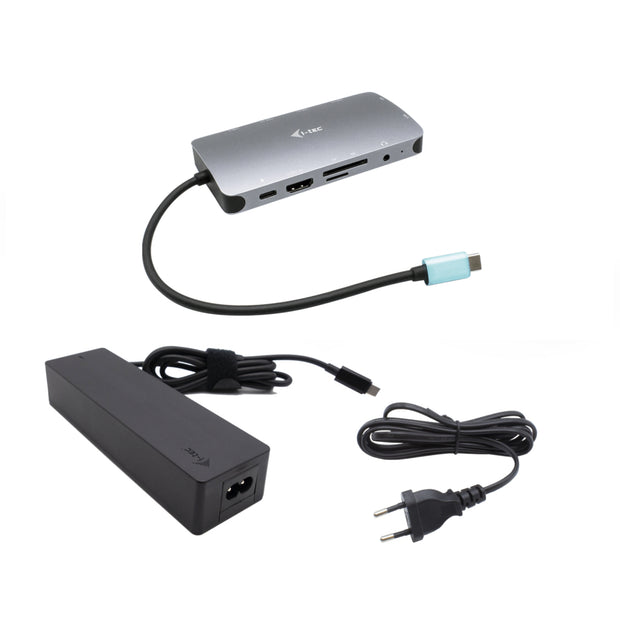 i-tec Metal C31NANOVGA100 dockningsstationer för bärbara datorer Kabel USB 3.2 Gen 1