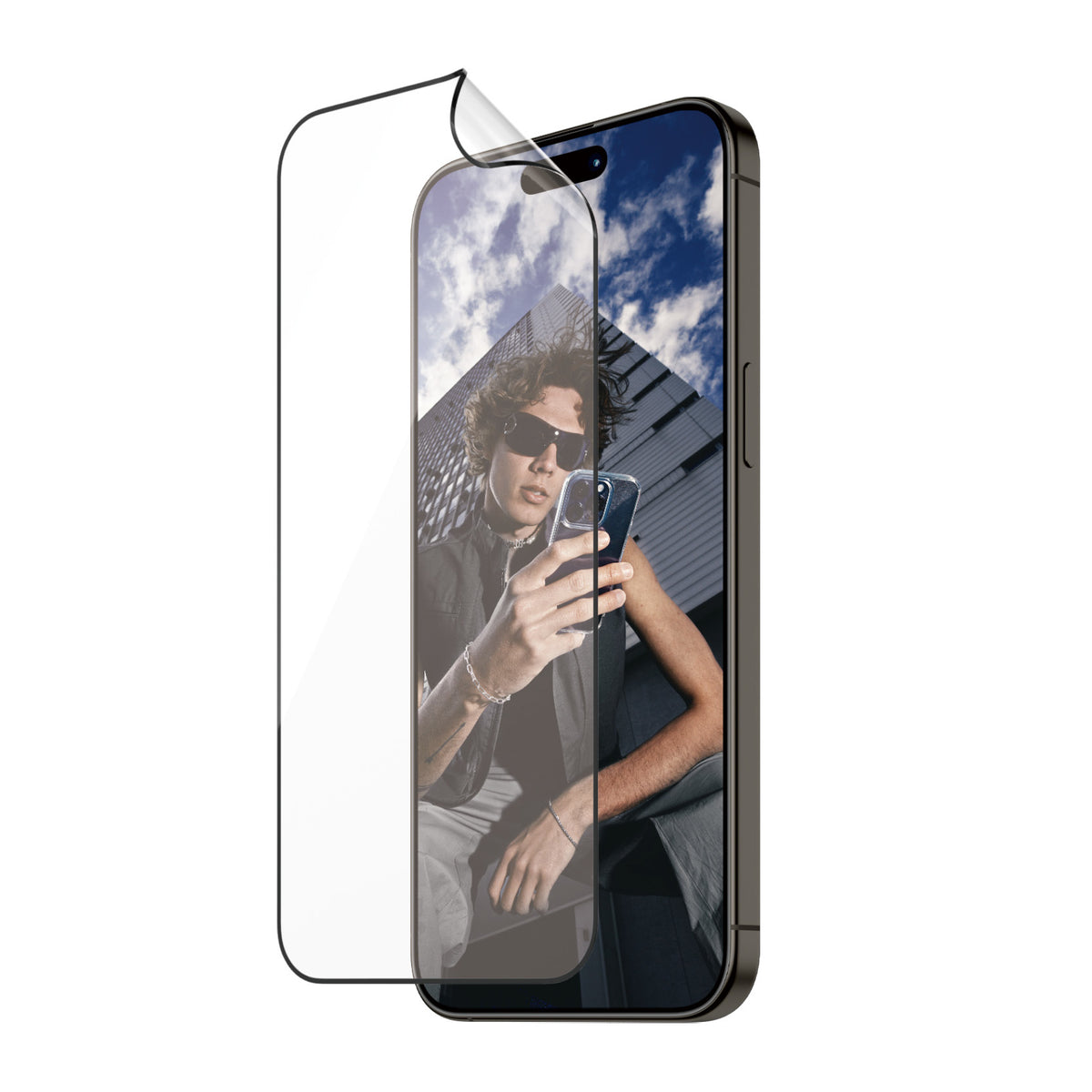 PanzerGlass ECO MATRIX Screen Protector with D3O iPhone 15 Pro Max