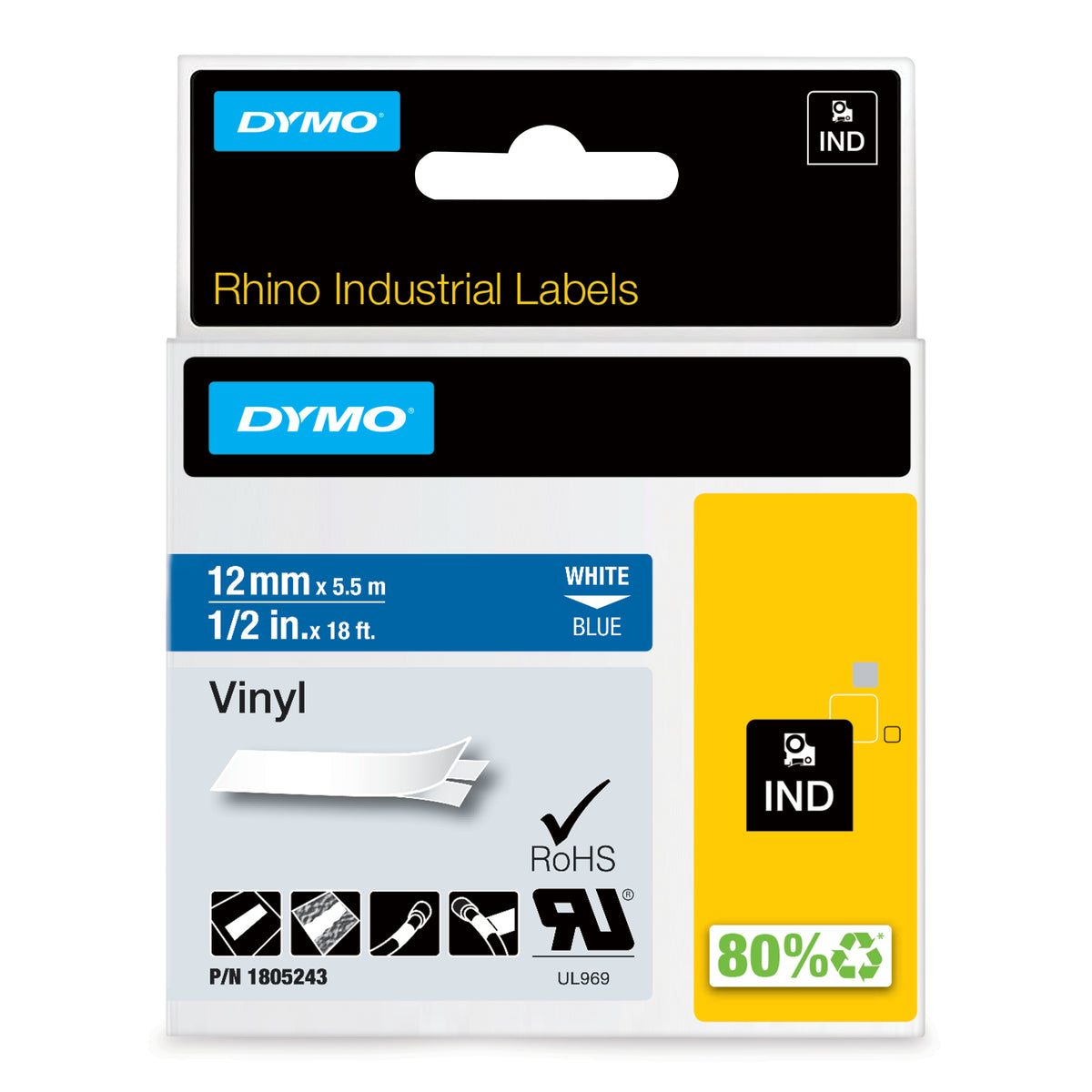 DYMO Industriella Rhino-vinyletiketter