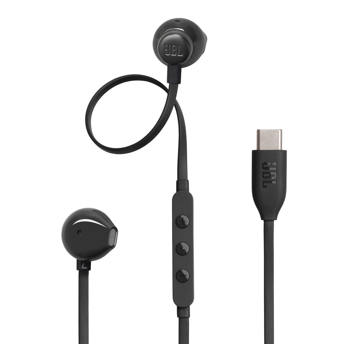 JBL Tune 305C Headset Kabel I öra Samtal/musik USB Type-C Svart