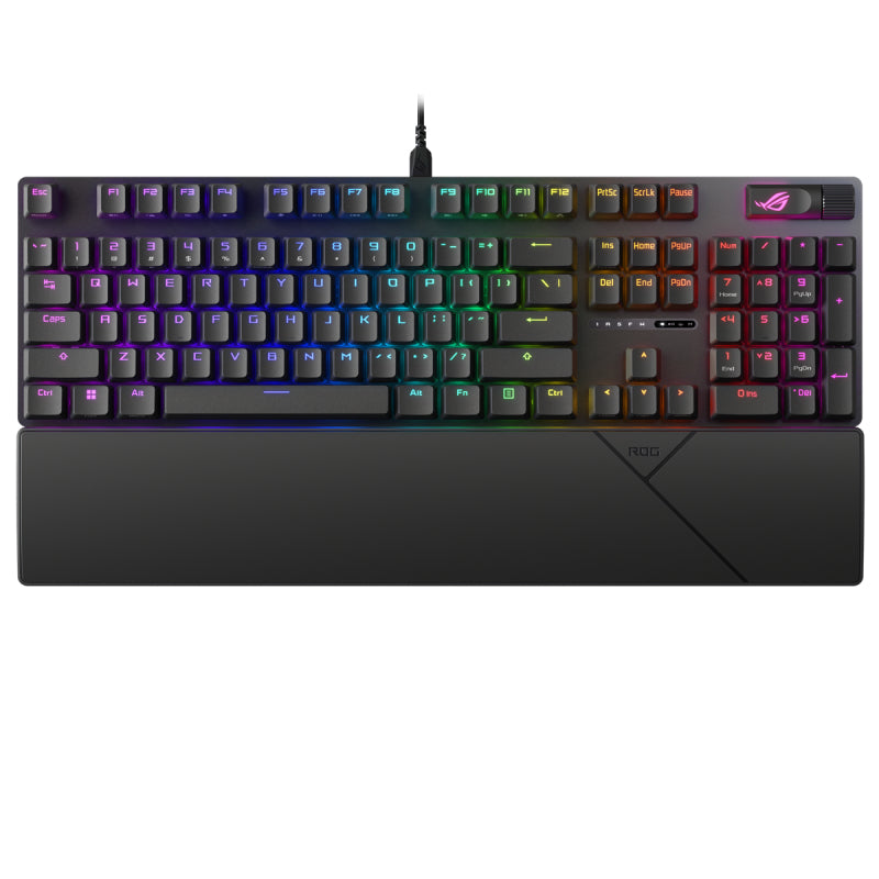 ASUS ROG Strix Scope II tangentbord Spela Trådlös RF + USB Svart