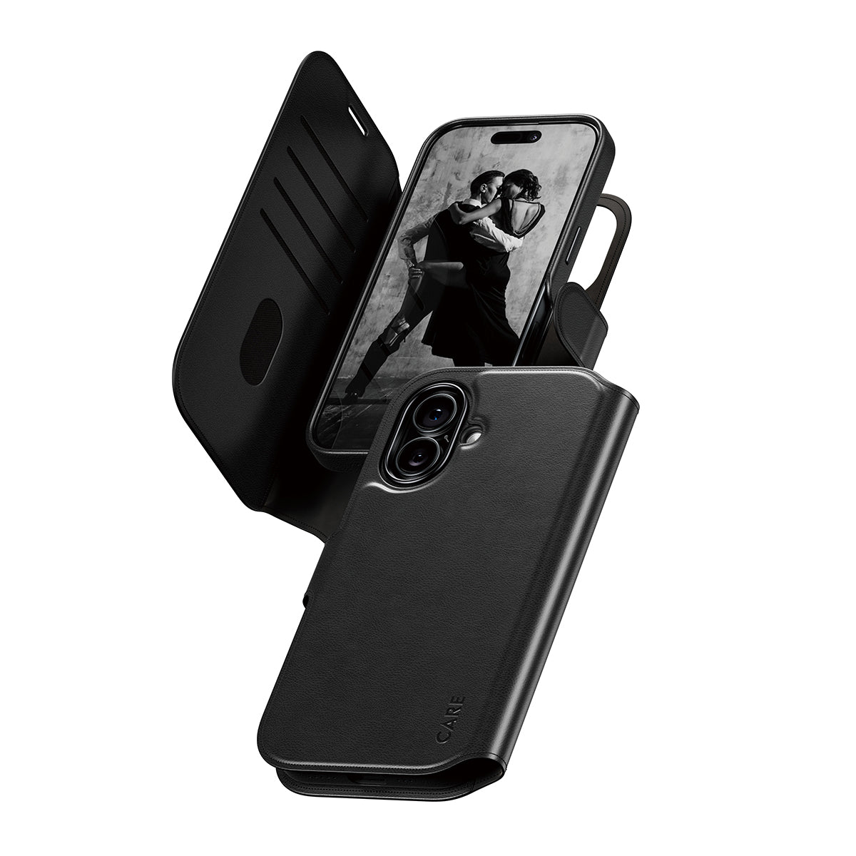 PanzerGlass CARE by Tango 2-in-1 Wallet Case w. MagSafe iPhone 17