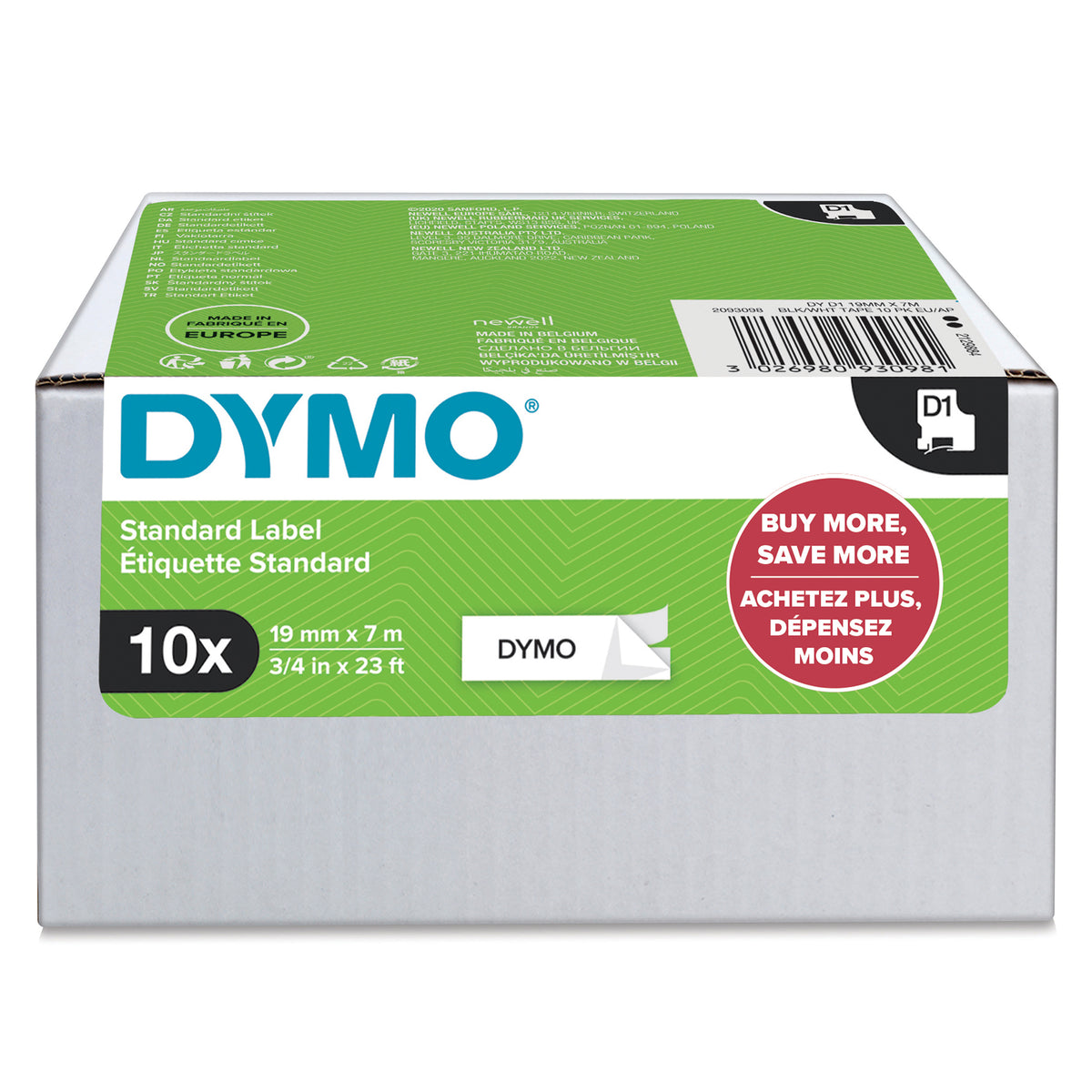 DYMO D1-originaletiketter