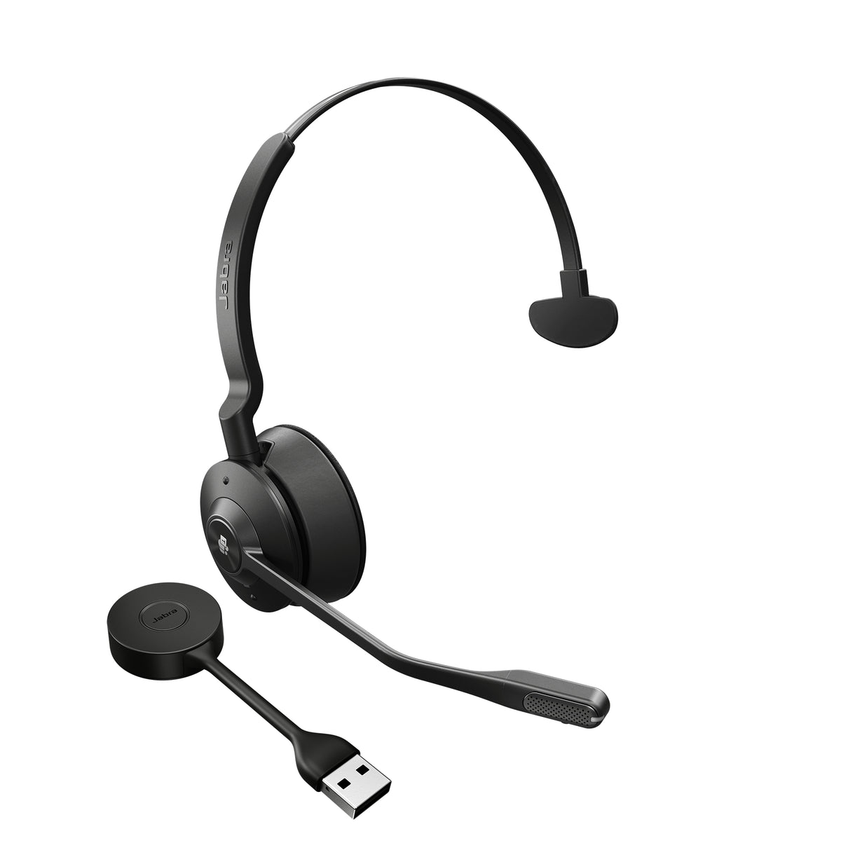 Jabra Engage 55 Headset Trådlös Huvudband Kontor/callcenter Svart
