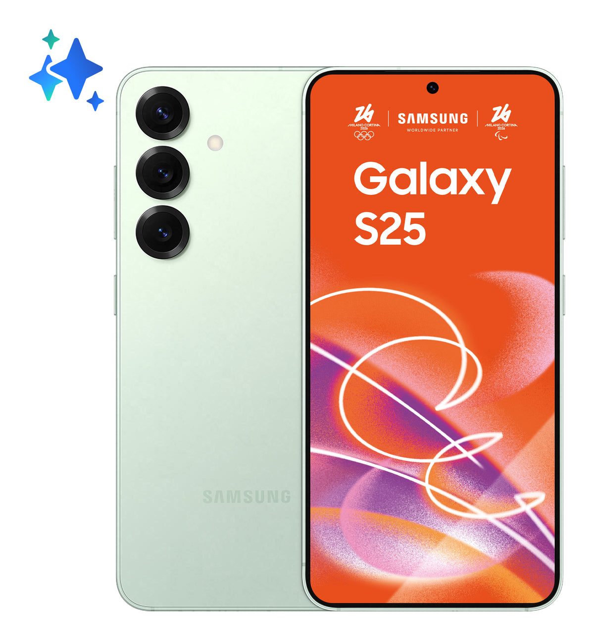 Samsung Galaxy S25 - 128 GB - Mintfärgad