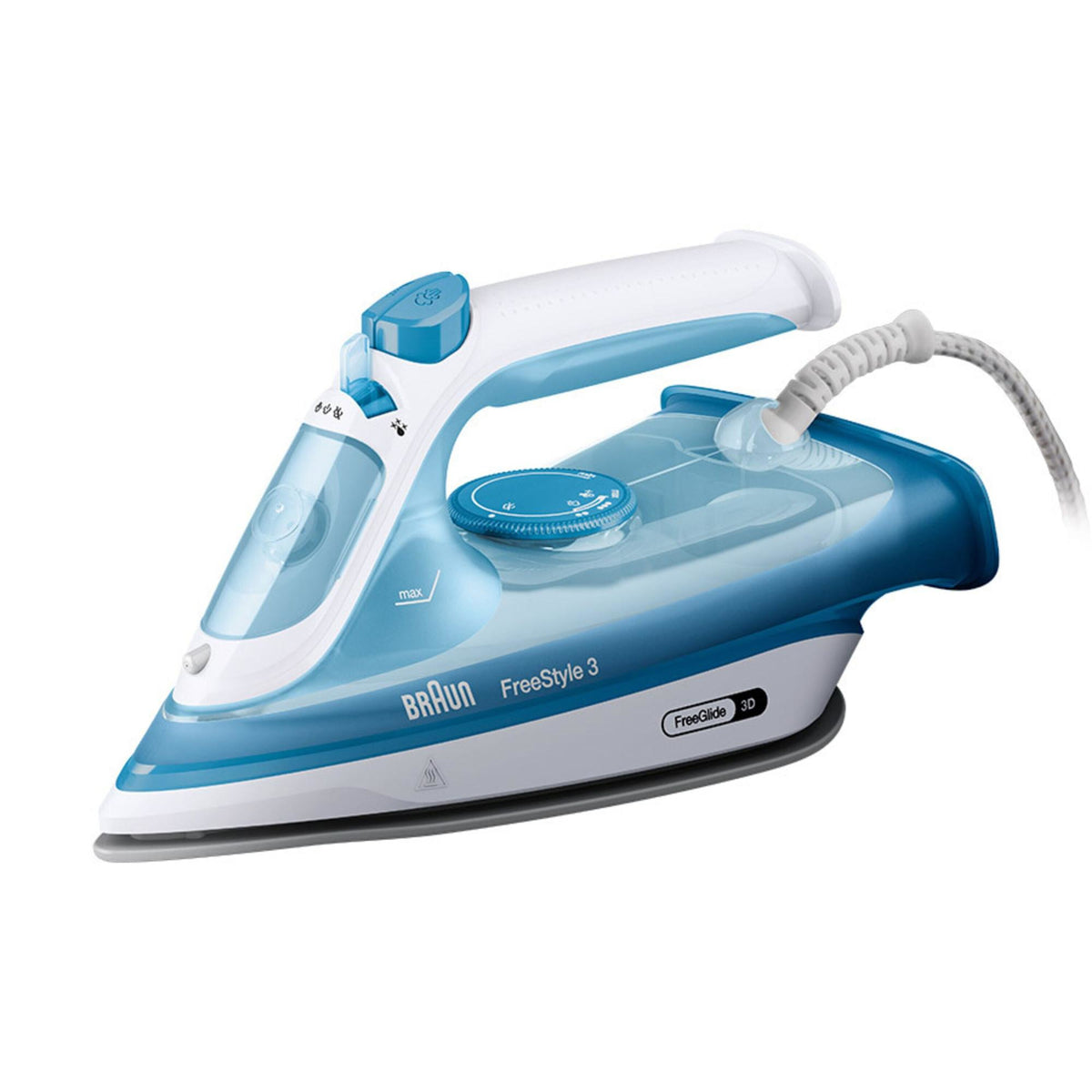 Braun FI 3144 BL Torr & Ångstrykjärn Keramisk stryksula 2400 W Blå