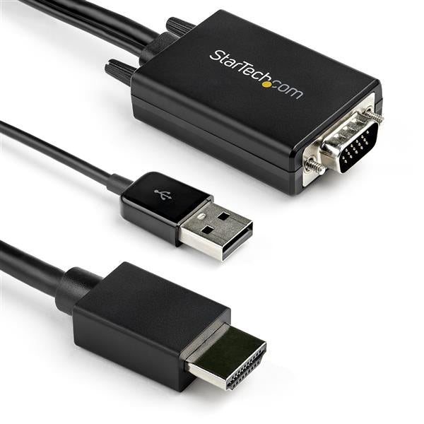 StarTech.com 2 m VGA till HDMI-kabeladapter