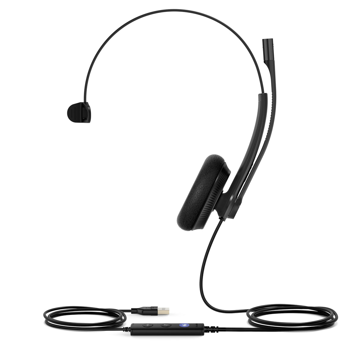Yealink UH34 Lite Mono Teams Headset Kabel Huvudband Kontor/callcenter USB Type-A