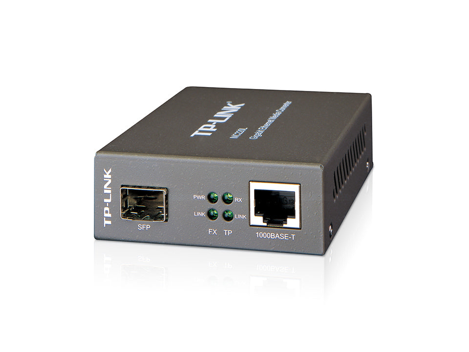 TP-Link MC220L mediakonverterare för nätverk 1000 Mbit/s Flerläge - 1x1G