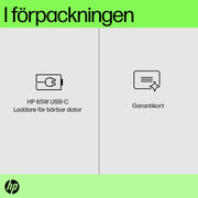 HP USB-C 65 W laddare för bärbar dator