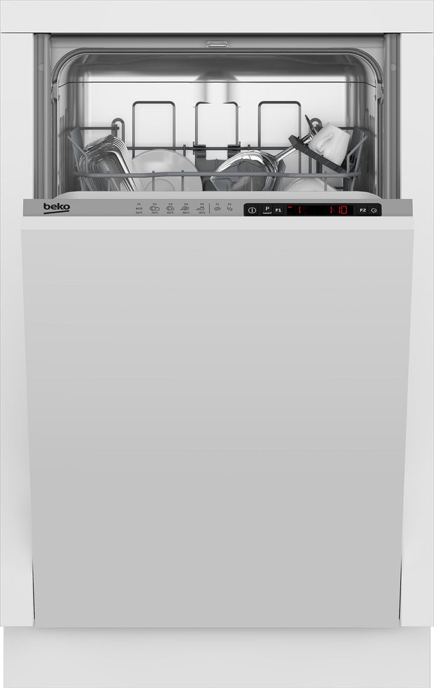 Beko DIS35023E Helt integrerad 10 kuvert diskmaskin