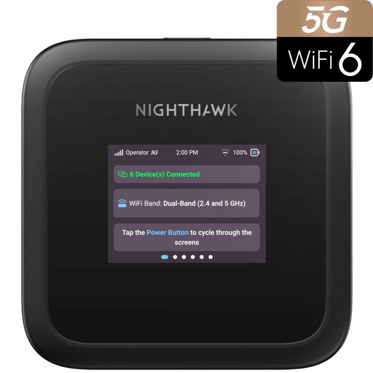 NETGEAR M3 trådlös router Dual-band (2,4 GHz / 5 GHz) Svart - Wi-Fi 6