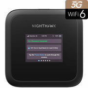 NETGEAR M3 trådlös router Dual-band (2,4 GHz / 5 GHz) Svart - Wi-Fi 6