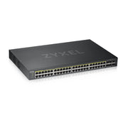 Zyxel GS1920-48HPV2 hanterad Gigabit Ethernet (10/100/1000) Strömförsörjning via