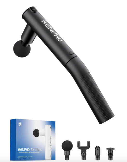 Renpho Extend Massage Gun massageapparater Skuldror Svart